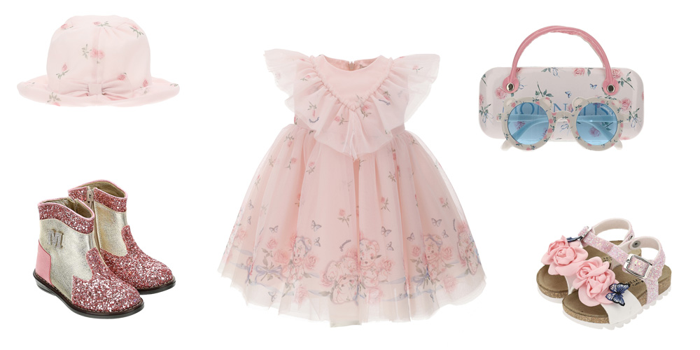 Tiulowa sukienka niemowlęca dla dziewczynki, na wesele, chrzest, imprezę, różowa, balowa.